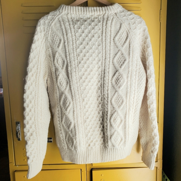 Vintage John Malloy Donegal Cream Sweater - Picture 3 of 4